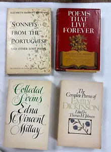 Gedichte Konvolut 4 Bücher - Dickson, Millay, Browning & mehrere Autoren - Bild 1 von 14