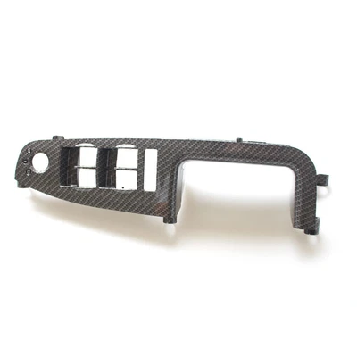 Nuevo interruptor de ventana eléctrica de fibra de carbono lateral izquierdo 7PE panel moldura para Audi A4 B6 B7 Foto 1 de 4