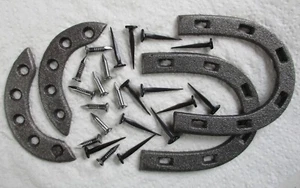 British Army:"AMMO BOOT HEEL & TOE PLATES" (With Fixing Nails/Screws, Sizes 5-6) - Picture 1 of 3