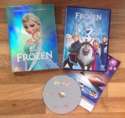 FROZEN - DISNEY DVD - CLASSICS 52 - Including RARE SLIPCASE COVER / O-RING - Image 1 of 4