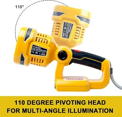 1120LM Flashlight LED Work Light Jobsite Spotlight For DeWalt 20V Li-Ion Battery - Image 1 of 4