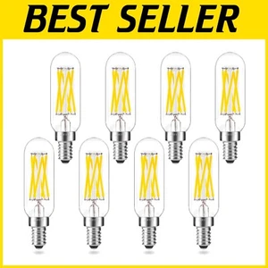 Eco-Friendly Dimmable Filament T8 LED Bulbs 5000K Bright White, 6W - 8 Pack - Picture 1 of 10