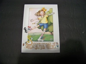 Biglietto di auguri MARY ENGELBREIT "SUCCESSO" 1 biglietto/env NUOVO #750 - Foto 1 di 2