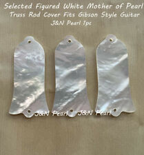 1pc Genuine Solid White Mother of Pearl Truss Rod Cover Fits Gibson Guitars