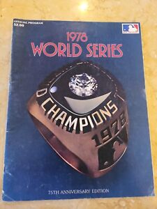1978 Official World Series program