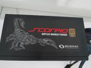 Original RAIDMAX Scorpio Series 635 Watts 80 Plus Bronze ATX Power Supply - Picture 1 of 9