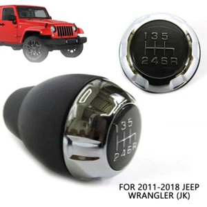 6 Speed Manual Shift Knob Part# 68085312AB For 2011-2018 Jeep Wrangler (JK) 3A - Picture 1 of 7