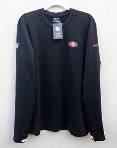 San Francisco 49ers Nike Mens 4 Way Stretch Black Long Sleeve Shirt - L  & 2XL