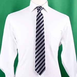 Beliebte schwarze Boss formelle Business gestreifte 3 Zoll Krawatte Herren professionelle Mode - Bild 1 von 6