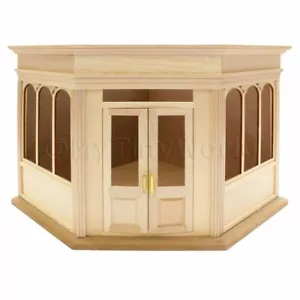 Dolls House Miniature Double Bay Corner Shop Kit - Picture 1 of 4