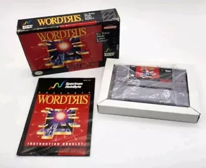 Wordtris Super Nintendo SNES CIB sauber komplett mit Handbuch getestet - Bild 1 von 18