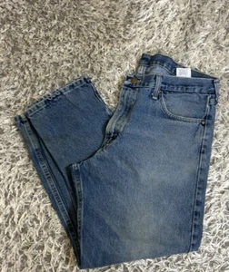 Wrangler Premium Quality Jeans Med Blue Men's Size 36x29 Straight Leg 976OWDR - Picture 1 of 16