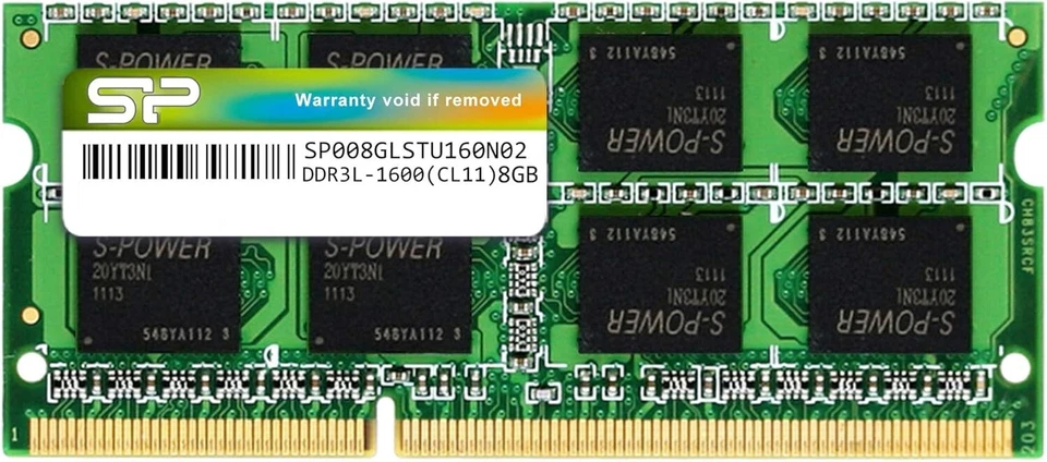 8GB DDR3L 1600MHz 204-Pin Sodimm memoria NOTEBOOK LAPTOP RAM PC3L-12800 DDR3 NEW - Immagine 1 di 1