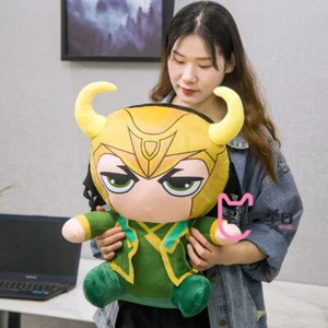 Loki Cosplay Plush Toys Doll Super Soft Short Plush Hero Loki Bull Devil Gifts - Picture 1 of 8