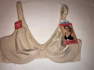 Lilyette Bra 904 Minimizer Underwire Beige 36C - Picture 1 of 4