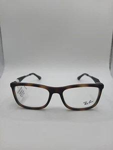 Ray-Ban Optics RB7029-5200 Men's Matte Havana Full Rim Square Eyeglasses Frame - Picture 1 of 15