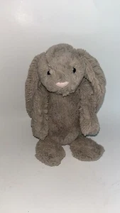 "Peluche imbottito Jellycat Bashful marrone chiaro coniglio coniglio LONDRA RARO 12"" - Foto 1 di 5