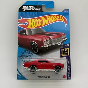 2021 Hot Wheels '70 Chevelle SS Red - 1:64 #236/250 - Picture 1 of 1