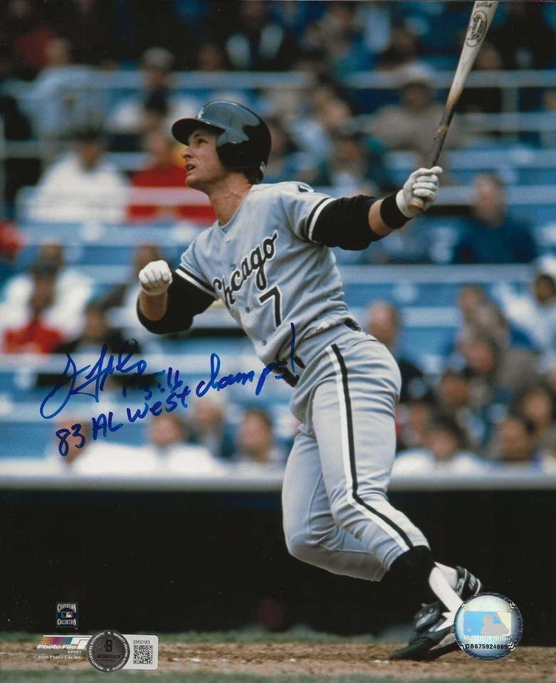 Scott Fletcher signed Chicago White Sox 8x10 photo autographed W Inscrip Beckett - Изображение 1 из 1