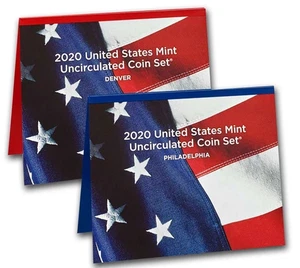 2020 United States Mint Uncirculated Coin P & D Set OGP Free Shipping! - Picture 1 of 1