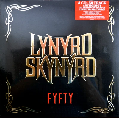 Lynyrd Skynyrd 'Fyfty' 4 CD 50 Track Anthology with booklet New Sealed Foto 1 de 2