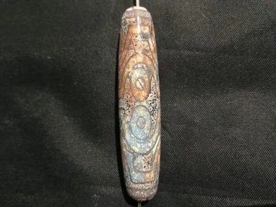 Excelente Raro Tibetano Antiguo Blanco Natural Ágata Dzi *8 Ojos* Cuentas QQ036 Foto 1 de 4