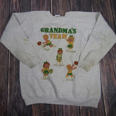 Moletom Vintage Equipe da Vovó Feminino 2XL Hanes Her Way Basquete Anos 90 EUA - Imagem 1 de 4