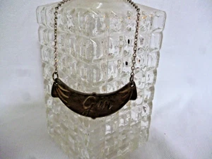 Royal Holland Daalderop Flaschenanhänger Flaschenetikett Decanter Label Gin - Picture 1 of 5