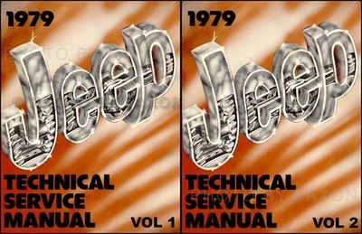 1979 Jeep Reparación Tienda Manual CJ5 CJ7 Wagoneer Cherokee Camión Renegade - Imagen 1 de 4