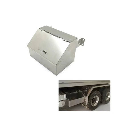 Degree Metal Tool Box For Tamiya 1/14 Remote Control Tractor 56360 Truck Car - Image 1 of 4