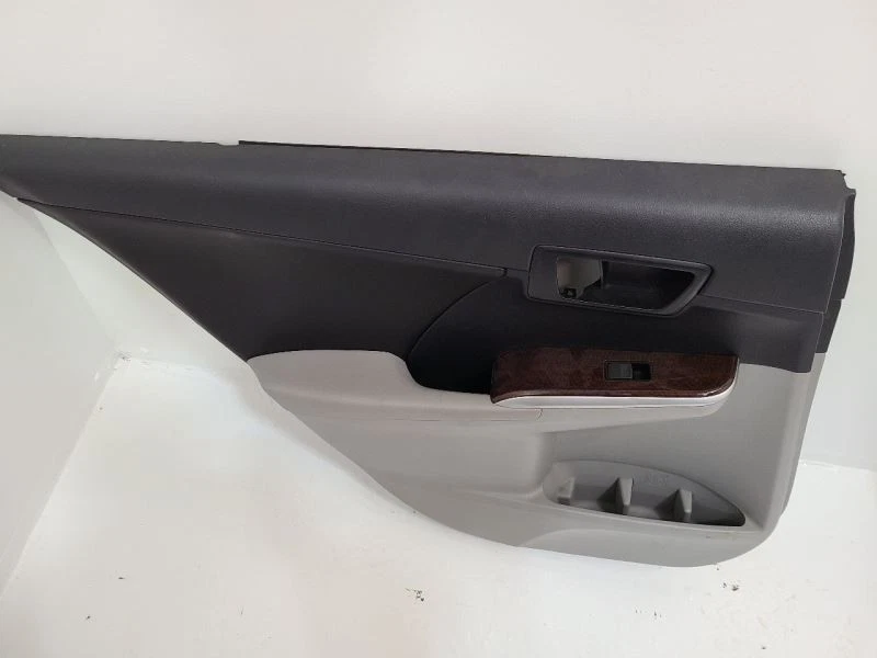 12 13 14 TOYOTA CAMRY Rear Driver LH Interior Door Trim Panel OEM Black and Gray Foto 1 de 4