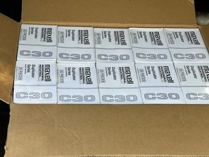 Maxell C30 Duplicador Industrial Profesional Serie Audio Cassette 200 Piezas - Imagen 1 de 5