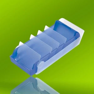 Helit Lernkartei BeeBox A8 blau transluzent für 600 Karten - Bild 1 von 1