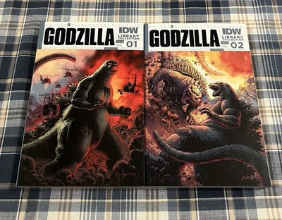 Godzilla библиотека коллекции том 1 2 TPB лот - Изображение 1 из 3