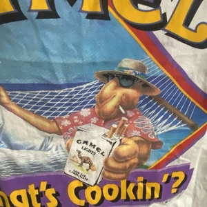 Vintage 1993 Joe Camel Grill Grillschürze "What's Cookin?" Retro großes Logo USA SCHÖN - Bild 1 von 22