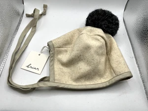Cofano pom pom bambino Briar fatto a mano autunno inverno foderato - Foto 1 di 12