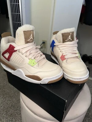 jordan youth air 4 retro gs size 3.5 - Imagem 1 de 3