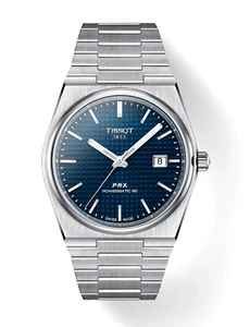 Tissot PRX T137.407.11.041.00 Powermatic 80 Blue Dial 40 mm Steel Men's Watch - Picture 1 of 2