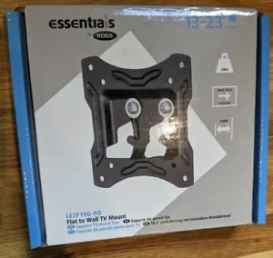 Essentials by Ross LE2F100-R0 Flat To Wall TV Mount 13" - 23" - Up to 20kg - Picture 1 of 3
