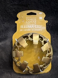 New YANKEE CANDLE GOLDEN I ❤️ YANKEE CANDLES JARS 2011 ILLUMALID - Picture 1 of 2