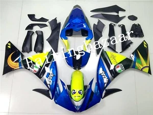 Fit for 2009-2011 YZF R1 Shark Blue Black ABS Injection Bodywork Fairing Kit - Foto 1 di 7