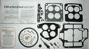 1954-55 KIT DE CARBOHIDRATOS ROCHESTER 4 JET CADILLAC 4 BARRILES NUEVO HACE 15 VARIEDADES TODO NUEVO - Imagen 1 de 1