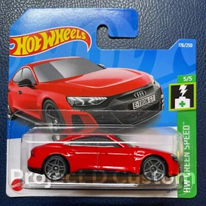 Hot Wheels Audi RS E-Tron GT Red HW Green Speed 2022 5/5 176/250 P Case - Picture 1 of 3