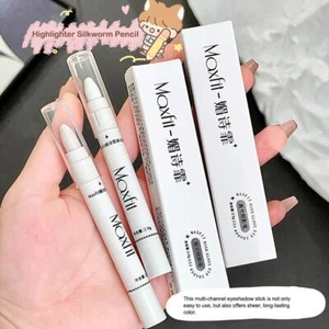 Pen Longlasting Glitter Highlighter Pen Highlighter Pencil Lying Silkworm New V2 - Picture 1 of 16
