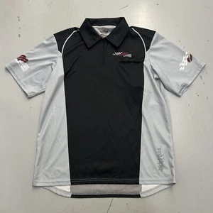 Joe Gibbs Racing 1/4 Zip Pullover Shirt NASCAR Black Team Issue Mens Size Large - Picture 1 of 14