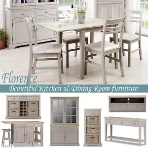 Kitchen Dining Furniture Tables Breakfast Bar Stools Console Tables FLORENCE - Picture 1 of 151