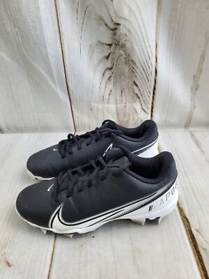 NIKE YOUTH  VAPOR EDGE SHARK 4 FOOTBALL CLEATS SIZE 4.5Y BLACK  - Image 1 of 4