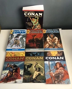 Conan the Cimmerian Barbarian Mixed Lot Collection Omnibus TPB Paperback 7 Lot - Picture 1 of 4