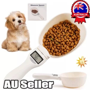 Electronic Pet Food Measuring Scoop Cat Dog Food Scale Spoon with LCD Display - Picture 1 of 9