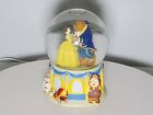 Disney The Beauty And The Beast  Snow Globe Water With Music Box Working